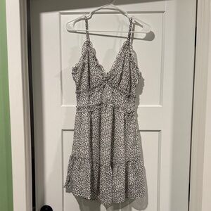 Charlotte Russe Black and White Floral Dress